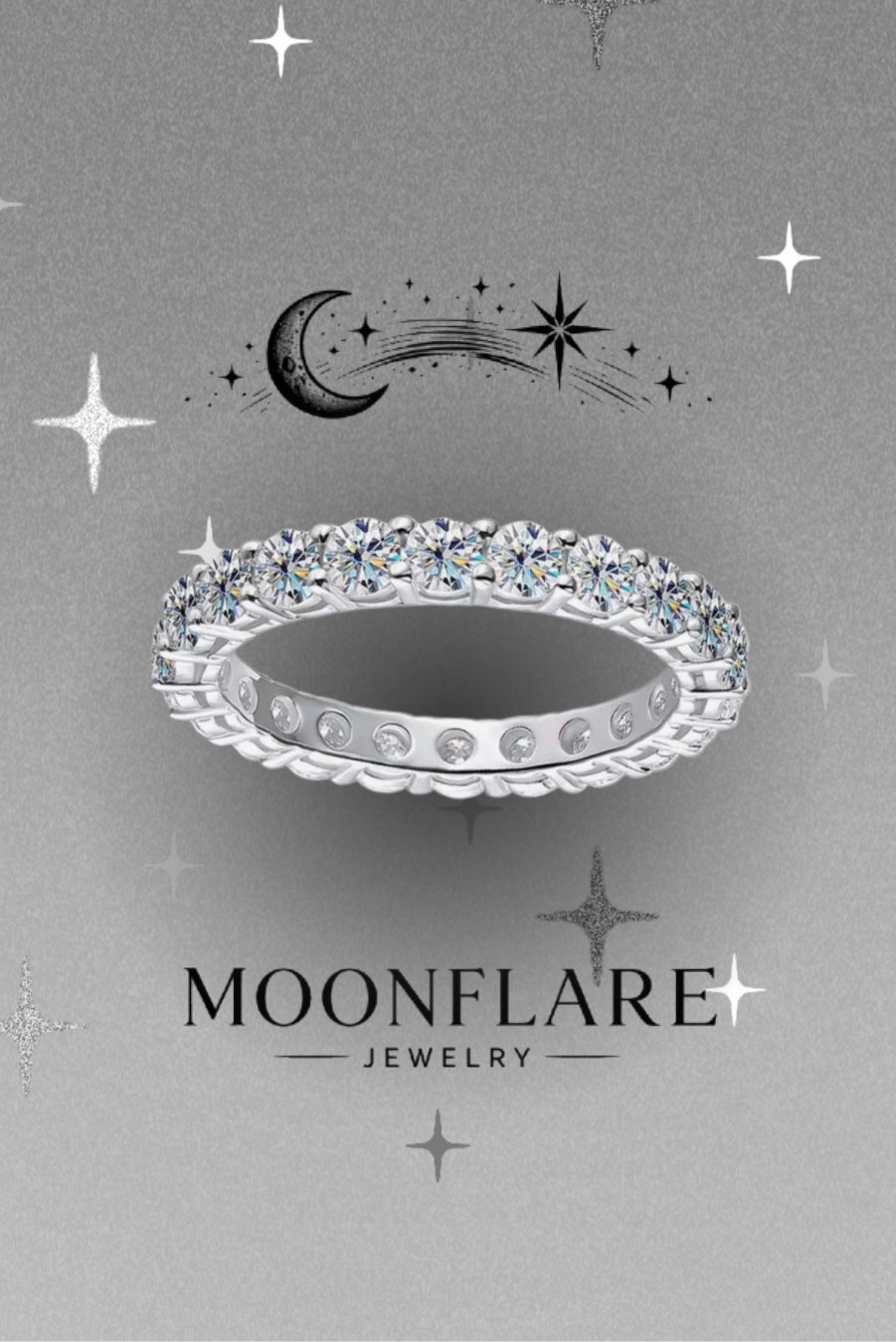 Round 5mm Mona Eternity Band - 004