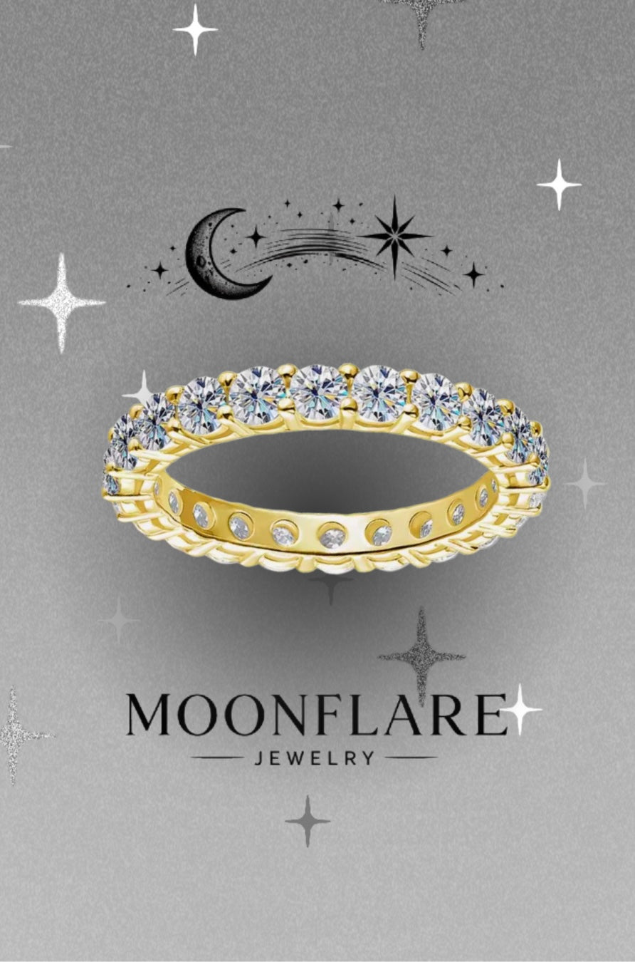 Round 5mm Mona Eternity Band - 004