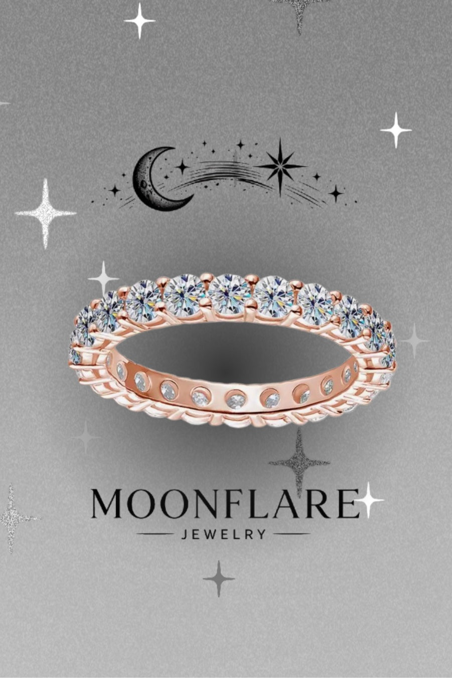 Round 5mm Mona Eternity Band - 004