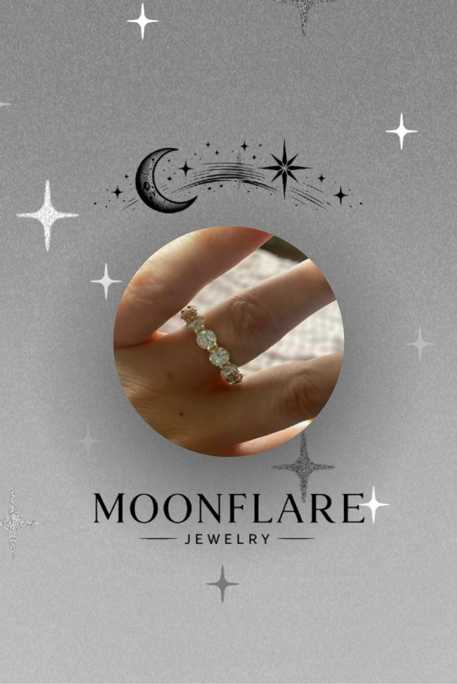 Round 5mm Mona Eternity Band - 004