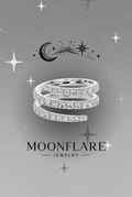 Spiral Moonflare Eternity Band - 015