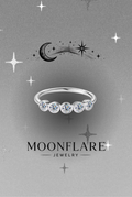Bubble 3mm Moonflare Eternity Band - 018