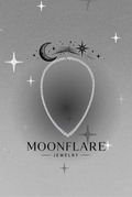 V-Shape Moonflare Moissanite Tennis Necklace - 024