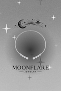 Heart & Pear 24ct Moonflare Open Collar Choker - 030